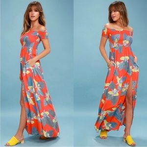 Lulu’s Tropical Maxi Dress